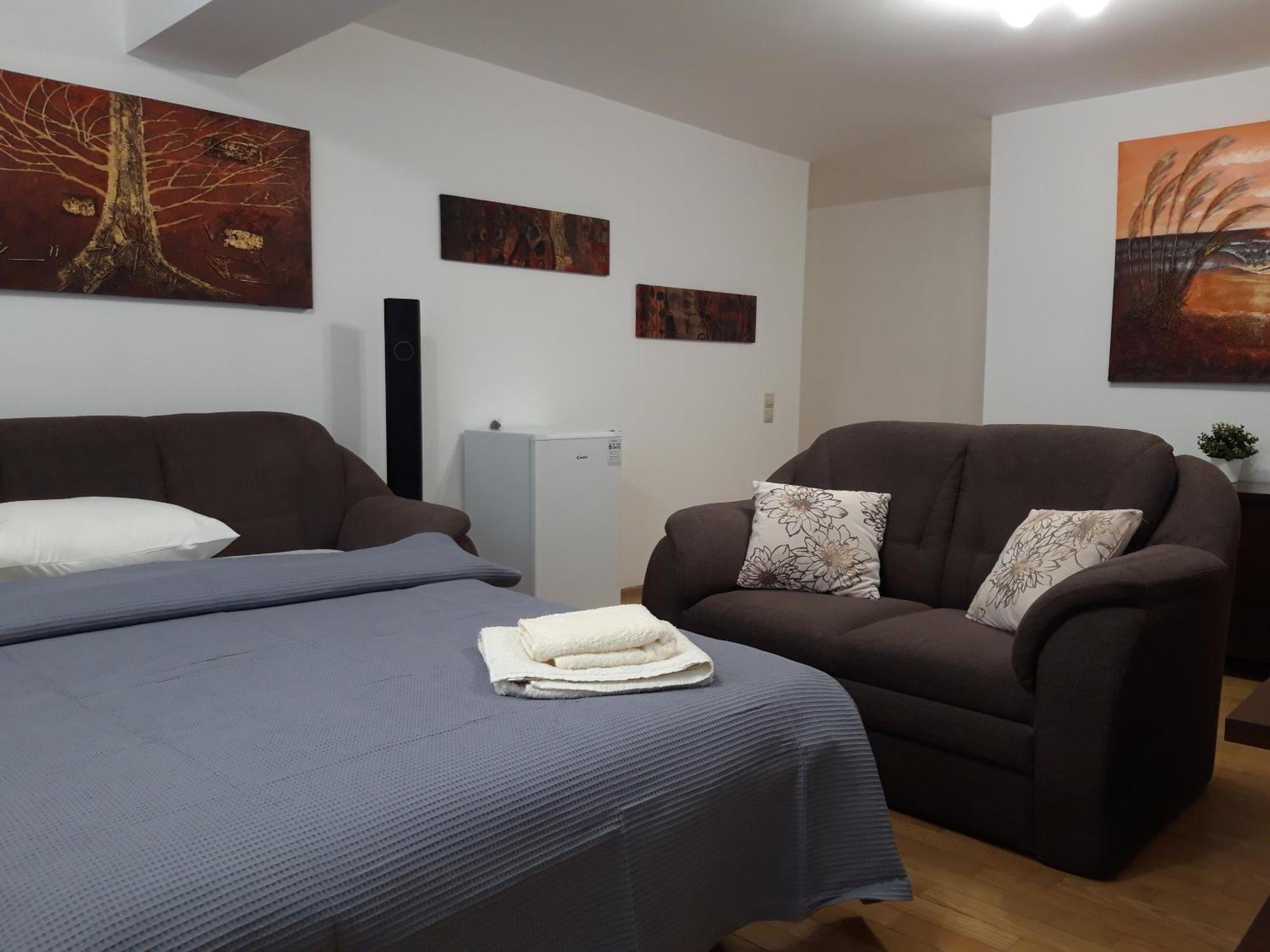 Papas Apartments Bucurestii Noi Pokoj fotografie